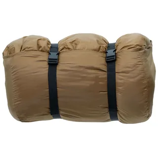 Israel. Pilotenschlafsack, coyote tan, 2-lagige Füllung