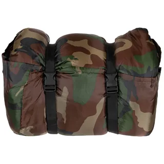 Israel. Pilotenschlafsack, woodland, 2-lagige Füllung