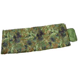 Israel. Pilotenschlafsack, flecktarn, 2-lagige Füllung