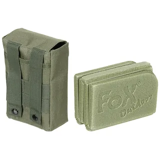Thermositzkissen, faltbar, mit Molle-Tasche, oliv
