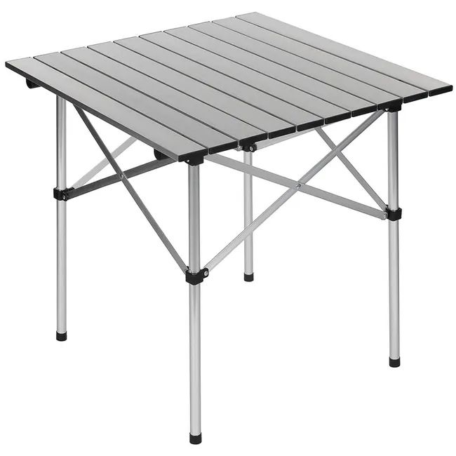 Camping-Rolltisch, Alu, Gestell klappbar