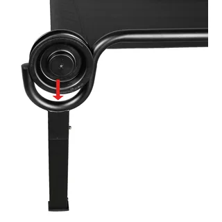 Feldbett, Disc-O-Bed, "ONE L", schwarz