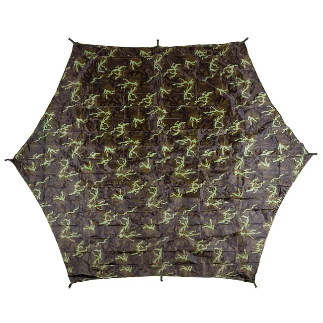 Plane, "Hexagon-Tarp", M 95 CZ tarn, ca. 340 x 310 cm