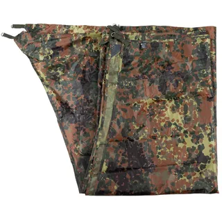 Plane, "Hexagon-Tarp", flecktarn, ca. 340 x 310 cm