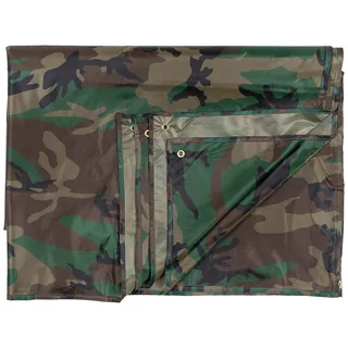 Mehrzweckplane, "Tarp", woodland, ca. 300 x 400 cm