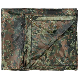 Mehrzweckplane, "Tarp", flecktarn, ca. 300 x 500 cm