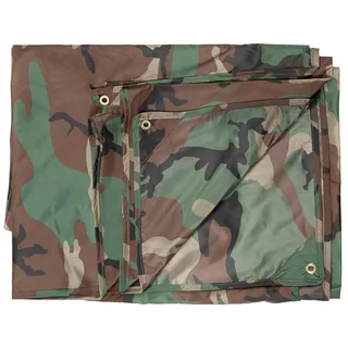 Mehrzweckplane, "Tarp", woodland, ca. 500 x 600 cm
