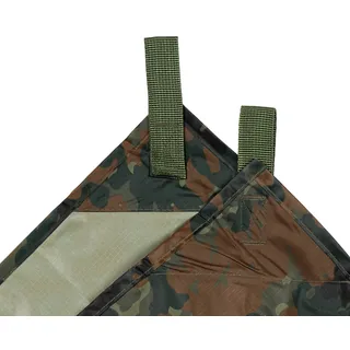 Mehrzweckplane,"Tarp Extreme", flecktarn, ca. 300 x 300 cm