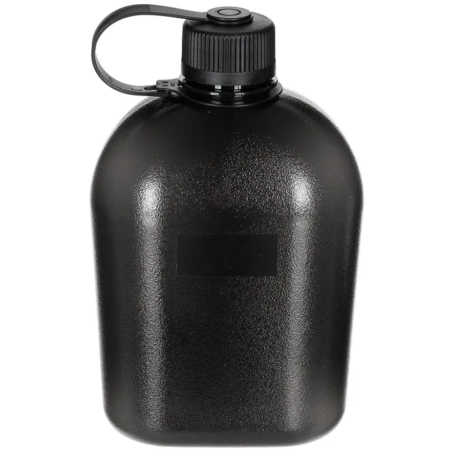 US Feldflasche, GEN II, 1 l, schwarz-transparent