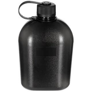 US Feldflasche, GEN II, 1 l, schwarz-transparent