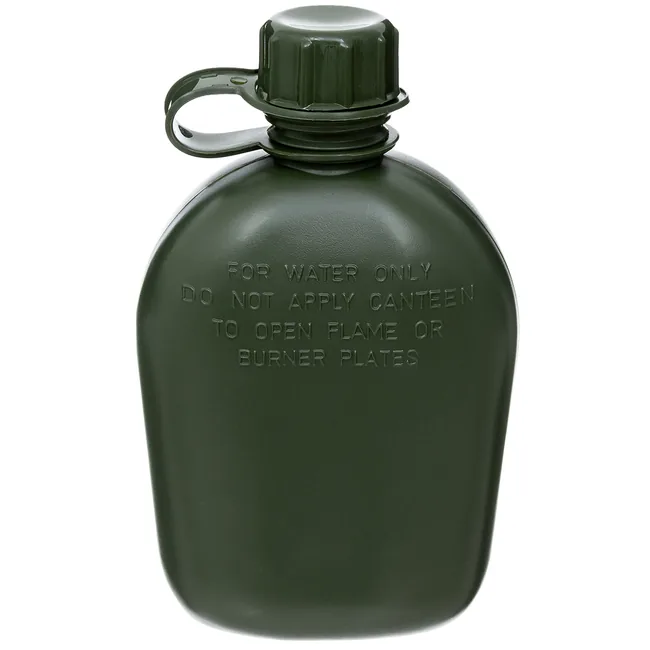 US Plastikfeldflasche, oliv, 1 l