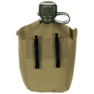 US Plastikfeldflasche, 1 l, Hülle, coyote tan