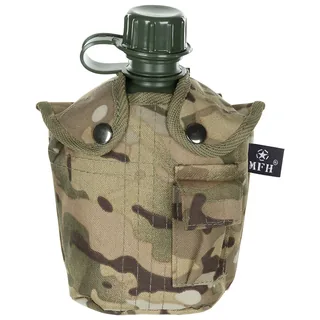 US Plastikfeldflasche, 1 l, Hülle, operation-camo