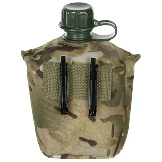 US Plastikfeldflasche, 1 l, Hülle, operation-camo