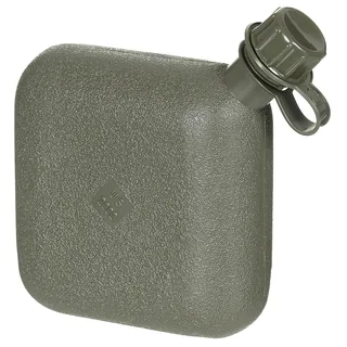 US Feldflasche, eckig, mit Hülle, oliv, 2 Qt