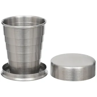 Trinkbecher, Teleskop, Edelstahl, 4 cl