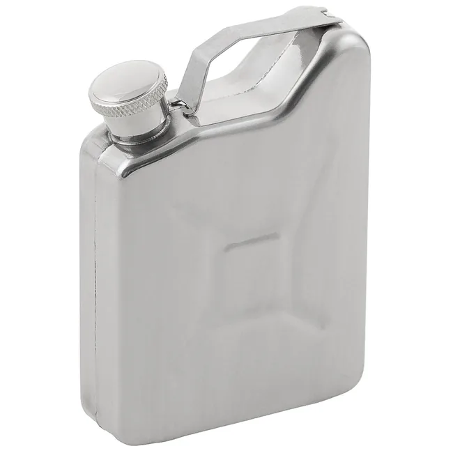 Taschenflasche, "Kanister", Edelstahl, 5 OZ, 148 ml