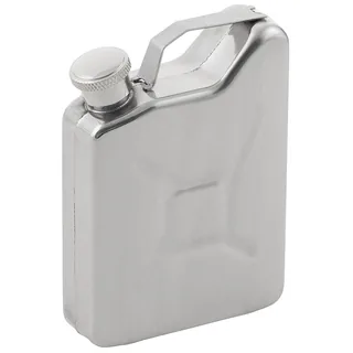 Taschenflasche, "Kanister", Edelstahl, 5 OZ, 148 ml