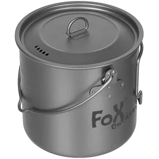 Topf, Titan, klein, mit, Deckel, Klappgriffe, ca. 1,1 l