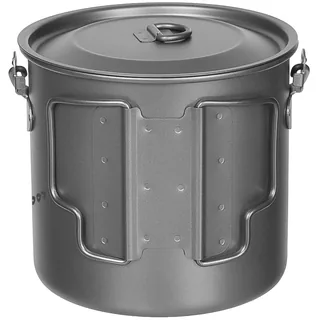 Topf, Titan, klein, mit, Deckel, Klappgriffe, ca. 1,1 l