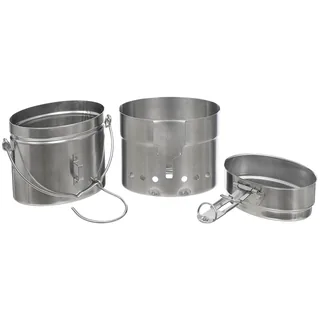 Schwed. Kochset, M40, Edelstahl, 3-teilig