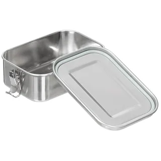 Lunchbox, "Premium", Edelstahl,ca. 16 x 11,5 x 6 cm