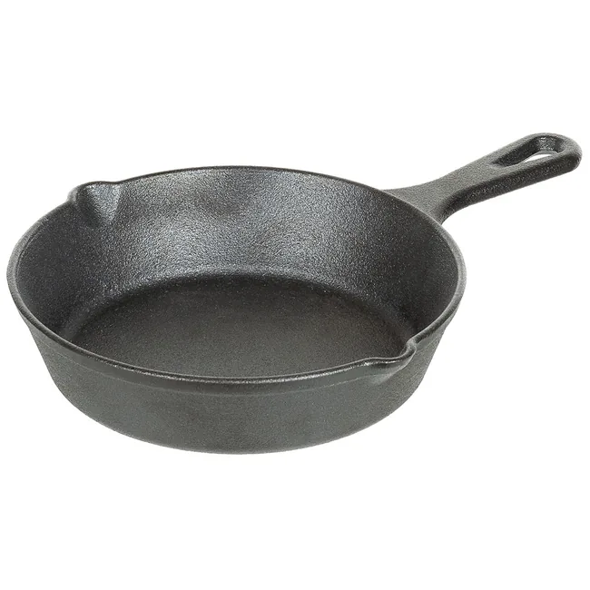 Bratpfanne, Gusseisen, Griff, Durchmesser ca. 20 cm
