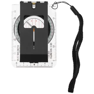 Karten-Kompass,"Professional", transparent, Kunststoffgehäuse