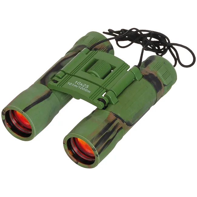 Fernglas, faltbar, 10 x 25, woodland, Ruby Linse