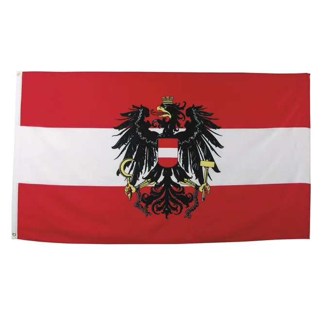 Fahne, Österreich, Polyester, 90 x 150 cm