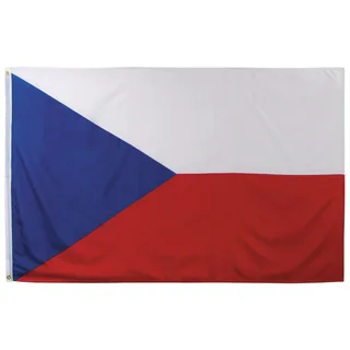 Fahne, Tschechische Republik, Polyester, 90 x 150 cm