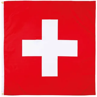 Fahne, Schweiz, Polyester, 120 x 120 cm
