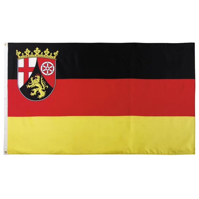 Fahne, Rheinland-Pfalz, Polyester, 90 x 150 cm