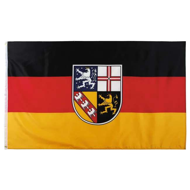Fahne, Saarland, Polyester, 90 x 150 cm
