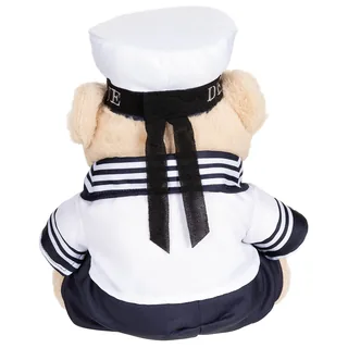 Teddybär, "Marine", mit Anzug und Kappe, ca. 28 cm