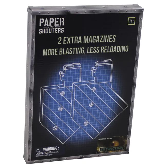 PAPER SHOOTERS, Bausatz, Magazin "Extinction", 2er Pack