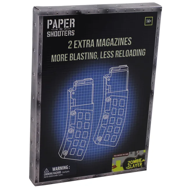 PAPER SHOOTERS, Bausatz, Magazin "Zombie", 2er Pack
