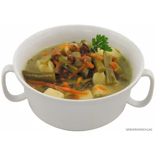 Bohneneintopf mit Speck, Vollkonserve, 400 g, 7% Mwst.