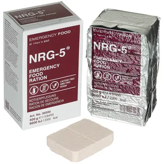Notverpflegung, NRG-5, 500 g (9 Riegel), 7% Mwst.