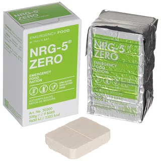 Notverpflegung, NRG-5, ZERO, 500 g (9 Riegel), 7% Mwst.