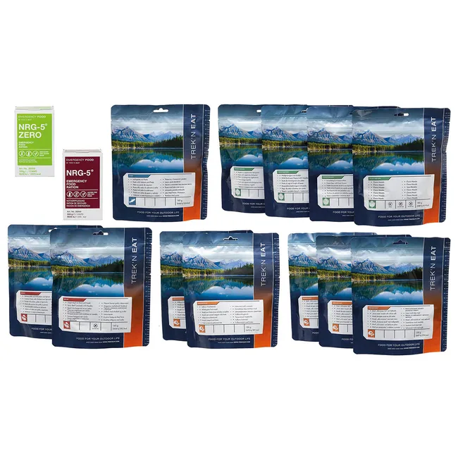 Trek 'n Eat, 7 Tage Ration, "MEAT", 7% Mwst.
