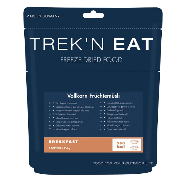 Trek 'n Eat, Vollkorn-, Früchtemüsli, 7% Mwst.