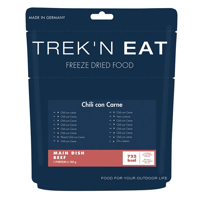 Trek 'n Eat, Chili con, Carne, 7% Mwst.