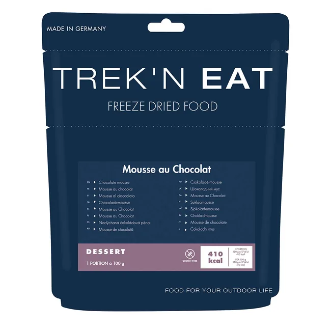 Trek 'n Eat, Mousse au, Chocolat, 7% Mwst.