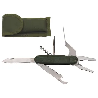 Taschenmesser, BW Style, oliv, mit Zange