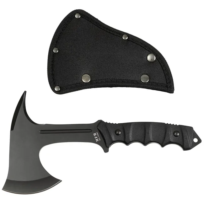 Tomahawk, "Comox", schwarz, G10-Griff, Scheide