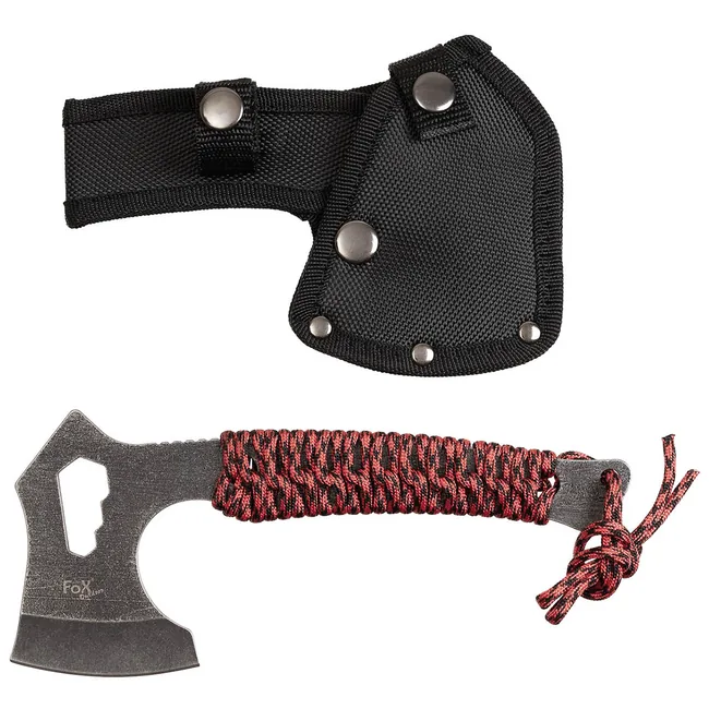 Tomahawk, "Redrope", stonewashed, Griff umwickelt