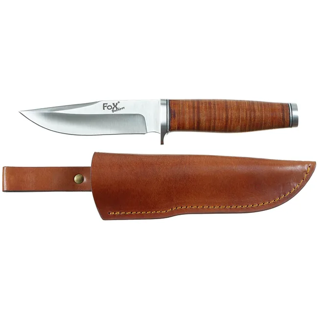Fahrtenmesser, "Ranger 11", Ledergriff, Scheide