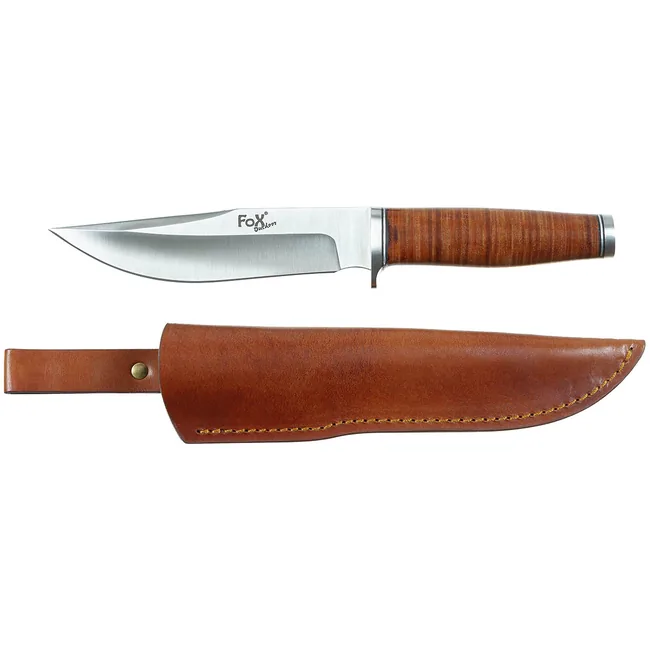 Fahrtenmesser, "Ranger 16", Ledergriff, Scheide