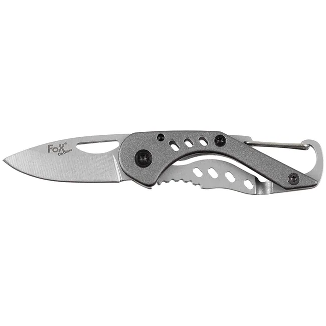 Klappmesser, "Piccolo", Einhand, gelochter Metallgriff
